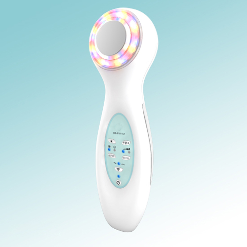 Ultrasonic LED Galvanic Device, Personal Ultrasonic Facial Care Beauty Equipment