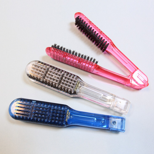 Professional Flat Iron Hair Brush, Hair Flat Clip Brush, Clip Comb, Straight Hair Comb