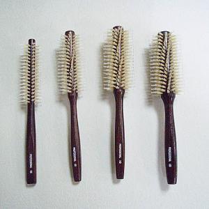 Professional Hair Brush, Brush Nylon Pin with Bristle Pin, Wooden Handle Hair Brush, Hair Salon Brush