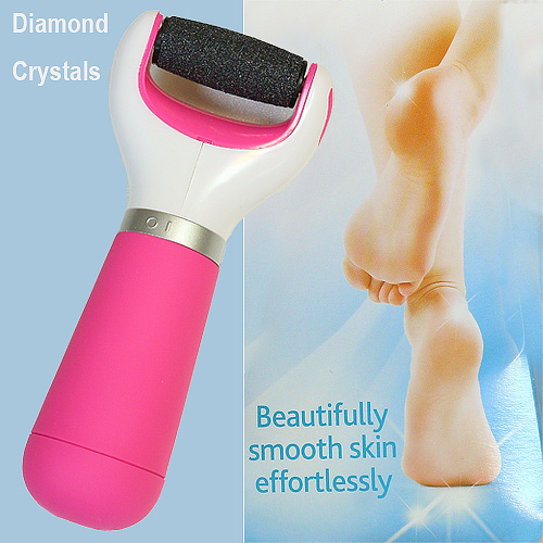 Electric Diamond Crystals Callus Remover, Personal Foot Skin Care